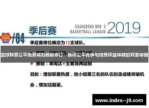 篮球联赛公平竞赛规则最新修订:推动公平竞争与球员权益保障的双重举措 篮球联赛公平竞赛规则最新修订:推动公平竞争与球员权益保障的双重举措